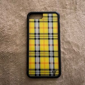 Plaid wildflower case